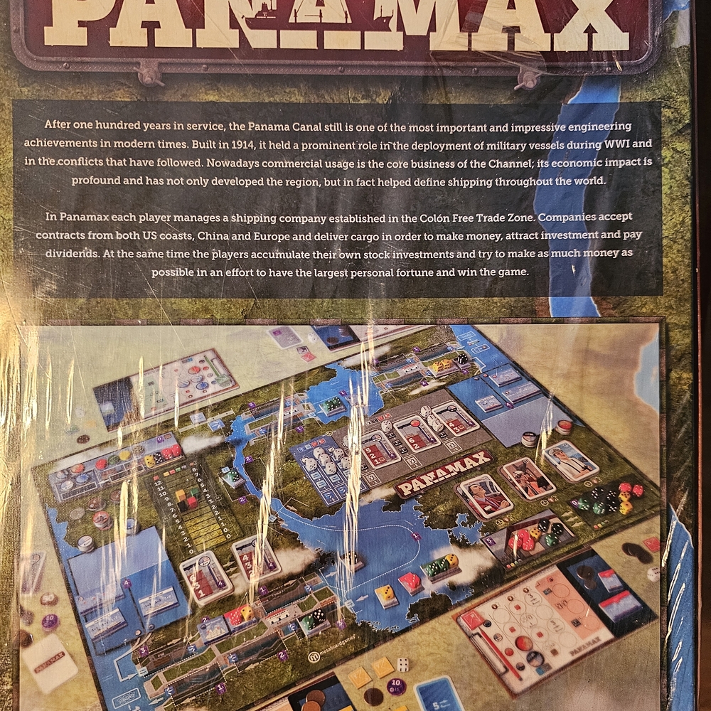 Panamax Boardgame Sleeved  (Stronghold Games) New - Picture 2 of 5